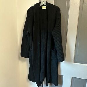 Yummy Black Knit Cardigan